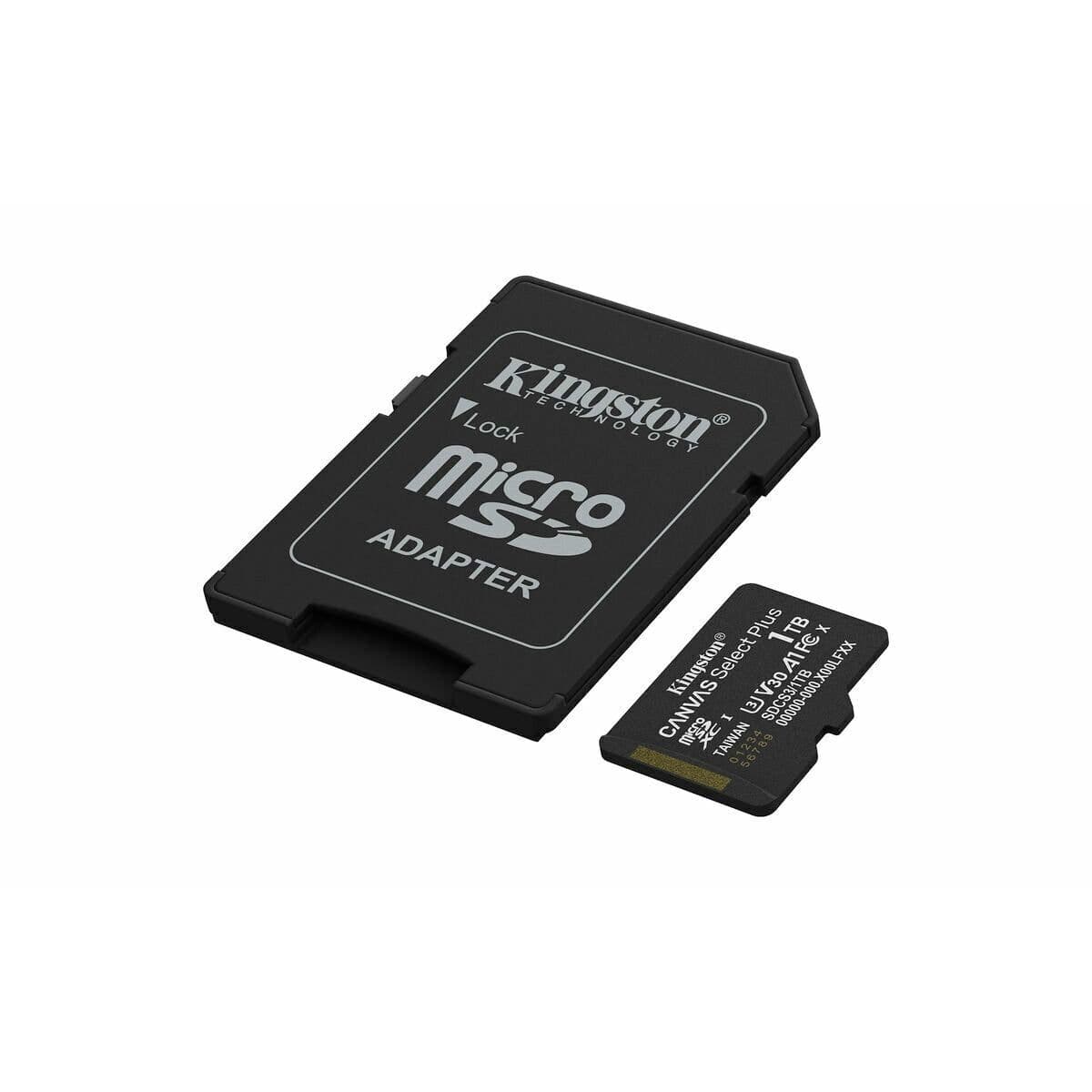 image-Micro SD Memory Card with Adaptor Kingston SDCS3 1 TB
