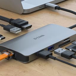 image-USB Hub C D-Link DUB-M810 Silver