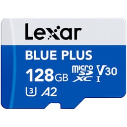 image-Micro SD Memory Card with Adaptor Lexar LMSBLPL128G-BNANG 128 GB