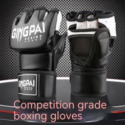 image-Adult Male And Female Half Finger Boxing Gloves Boxing Glove