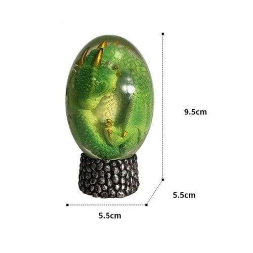 image-LED Lava Dragon Egg Ornamental Collection Decor Dinosaur Egg