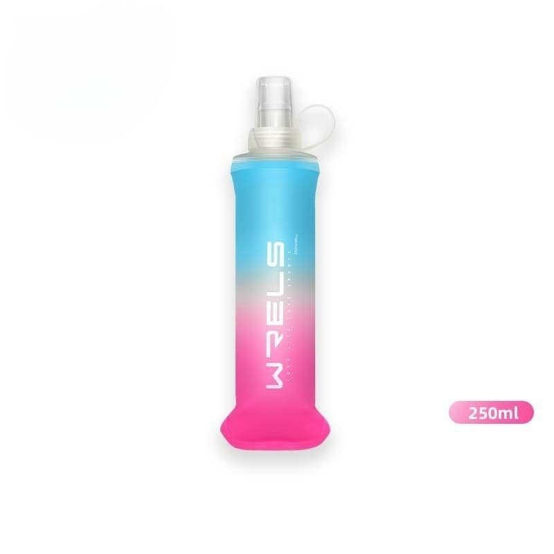 image-Foldable Soft Water Bottle Outdoor Sports Silicone Cup For Water