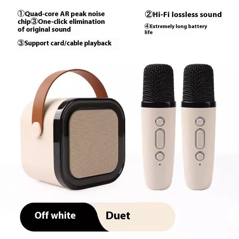 image-Wireless Bluetooth Audio Mini Microphone Singing And Singing All-in-one Machine Children's Family Ktv Suit
