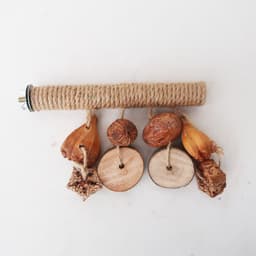 image-Parrot Supplies Stand Rod Hemp Rope Braided Bird Toy
