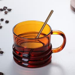 image-Environmental Protection High Borosilicate Glass Tea Cup Household Water Cup