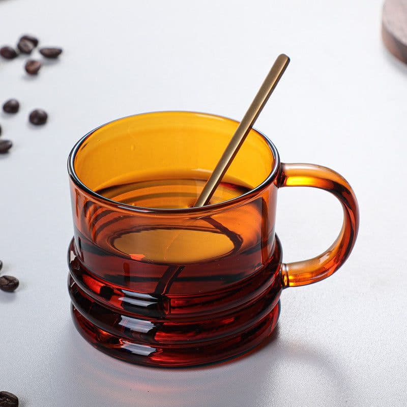 image-Environmental Protection High Borosilicate Glass Tea Cup Household Water Cup