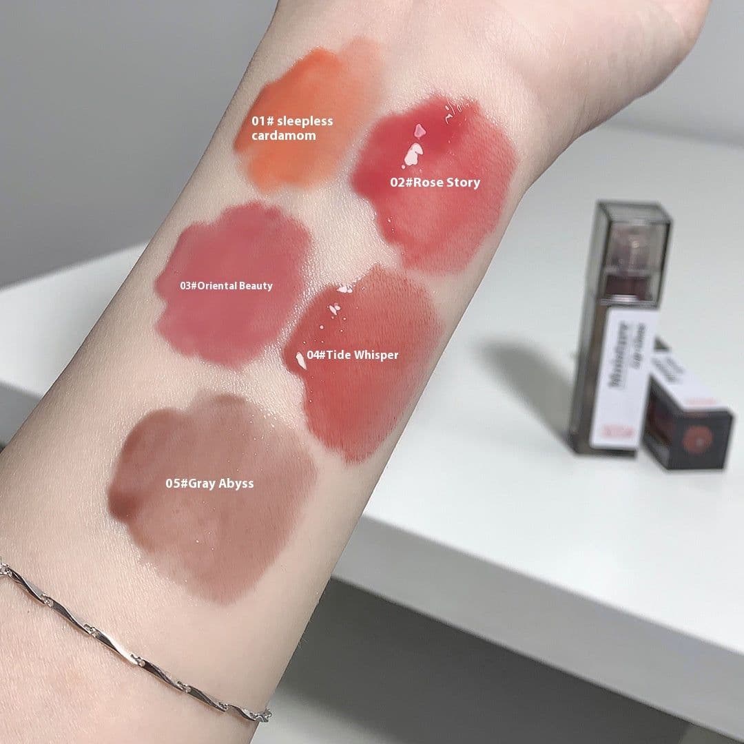 image-Moisturizing Lip Honey Moisturizing Water Light Mirror Lip Lacquer White Makeup No Stain On Cup Lipstick