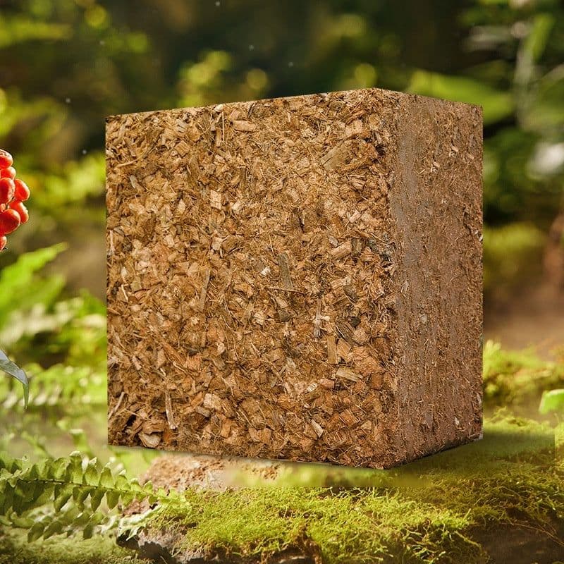 image-Coconut Bran Flower Succulent Seedling Vegetable Flower Green Plant Soilless Cultivation Substrate Coconut Shell Brick