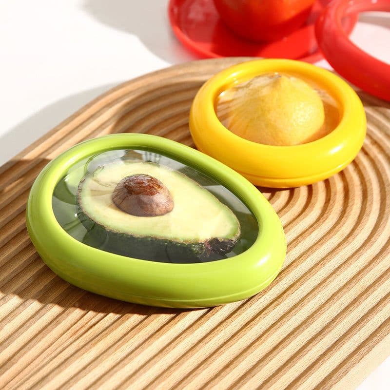 image-Transparent Film Fruit And Vegetable Fresh-keeping Box Set Kitchen Tools