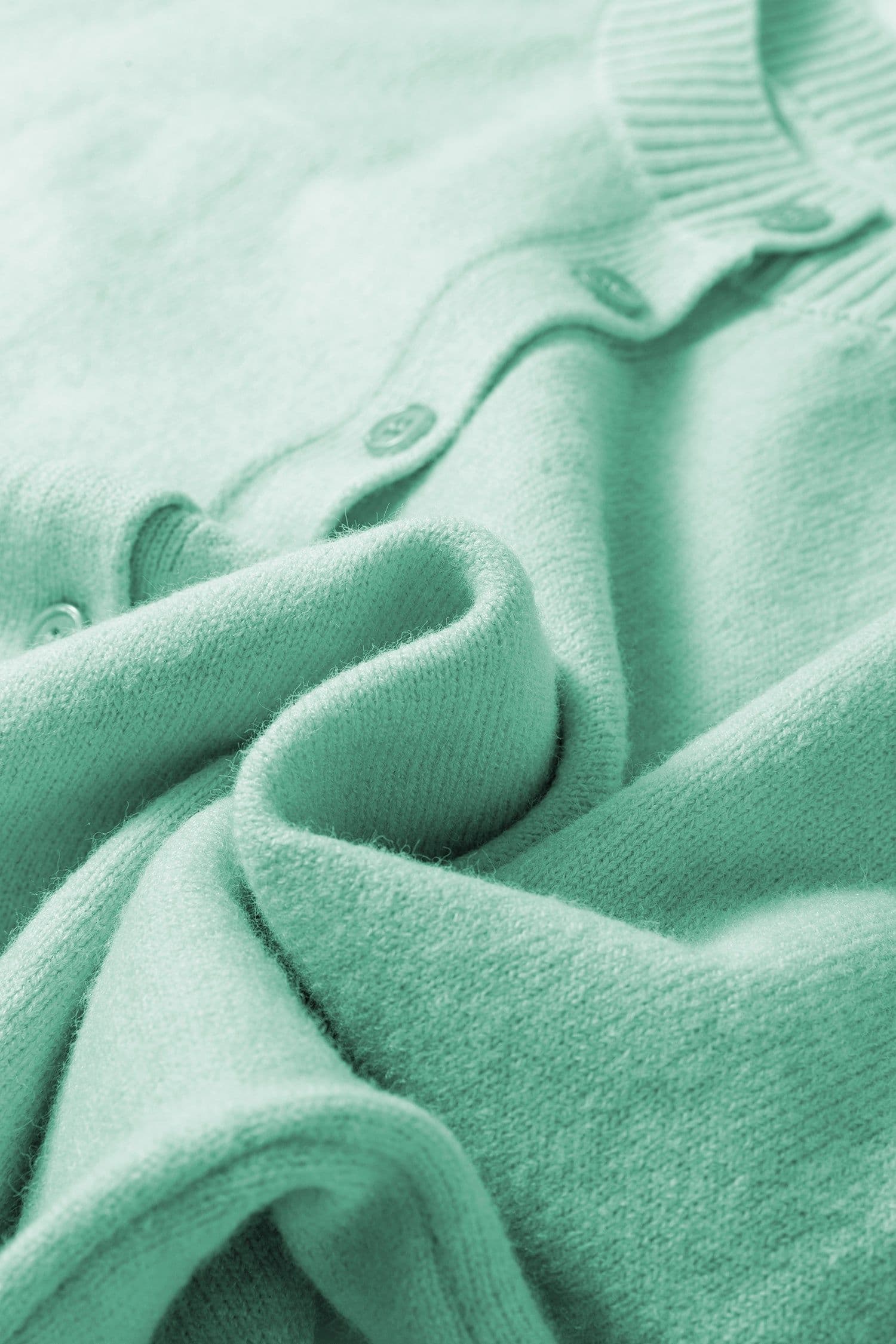 image-Moonlight Jade 3/4 Sleeve Boxy Knit Cardigan