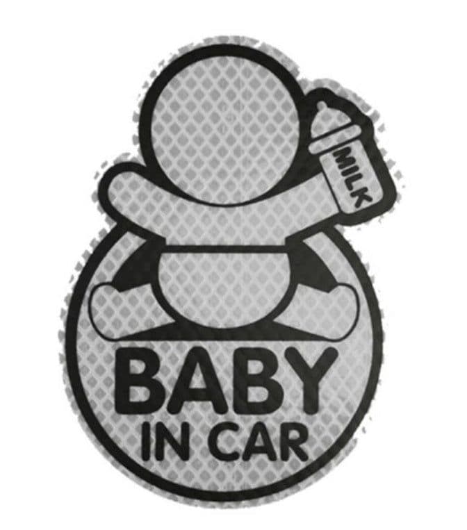 image-Car Reflective Stickers Baby In Car Reflective Car Stickers Car Reflective Warning Stickers
