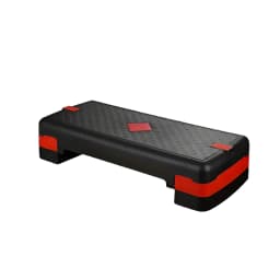 image-Adjustable Sports Fitness Pedal with Pull Rope - 81cm, Black and Red