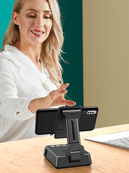 image-Mobile Phone Broadcaster Stand Wireless Bluetooth Speaker