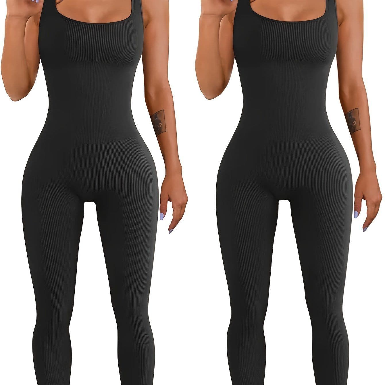 image-Women's Suspender Tank Top Tights