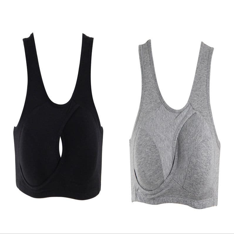 image-Women's Wireless Thin Gathered Vest Sports Breathable Beauty Back