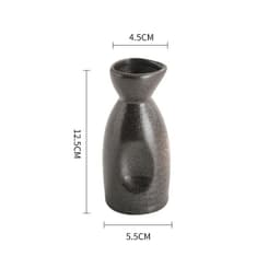 image-Japanese Style Ceramic Wine Pot - Handmade Baijiu Carafe