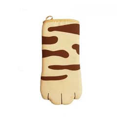 image-Microwave Long Cotton Gloves Cute Cat Paws Oven Insulation Gloves Heat Resistant Non-Slip Single Glove Kitchen Baking Supplies