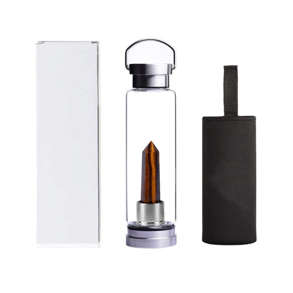 image-Energy Stone Water Bottle Glass Sports Water Cup Kettle