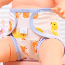 image-Cotton Cartoon Printed Cloth Diaper Washable Baby Diaper