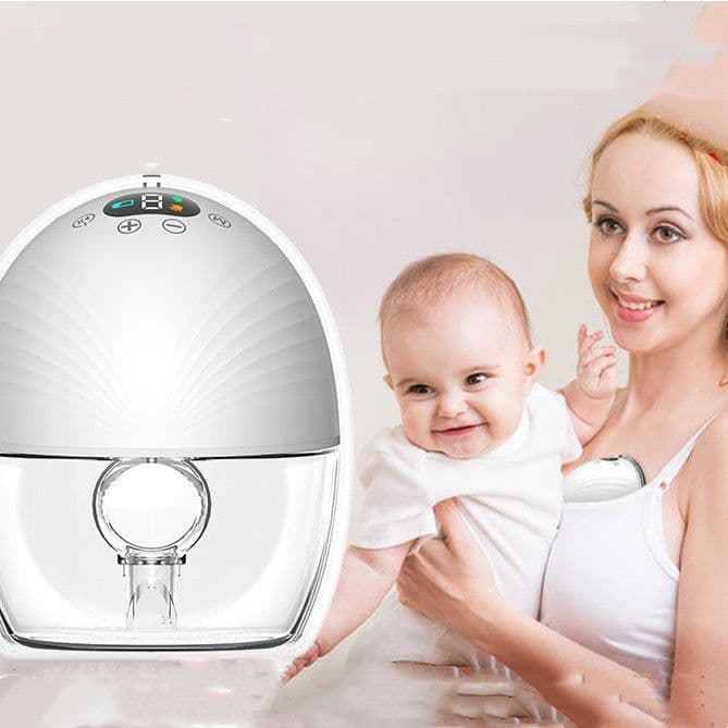 image-Wearable Electric Breast Pump Hands-free Silent Breast Pump