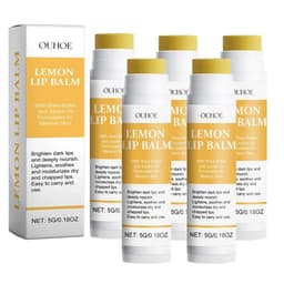 image-Lemon Ginger Lip Balm Turmeric Dark Melanin Remove Mask Gloss Oil Exfoliating Clean Improve Dullness Moisturizer Lip Balm Care
