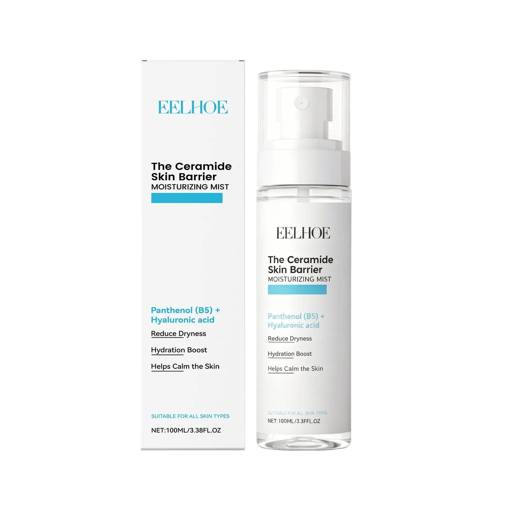 image-EELHOE Moisturizing Face Mist Hyaluronic Acid Strengthening Skin Barrier Repair Care Soothing Panthenol Hydrating Facial Mist