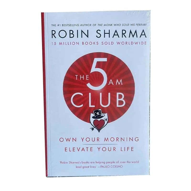 image-Robin Sharma's 5AM Club Provides You with English Books To Improve Your Life Tomorrow. English Books Book Books