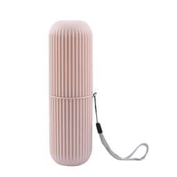image-Portable Toothpaste Toothbrush Protect Holder Case Travel Camping Storage Box Protect Toothbrush Toothpaste from Dirt and Damage