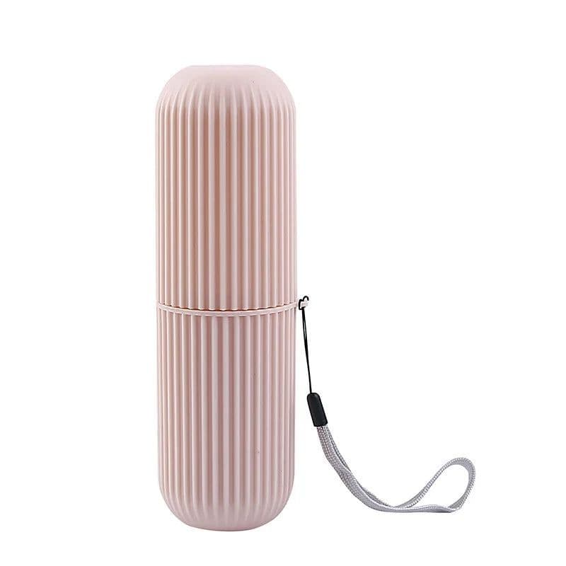 image-Portable Toothpaste Toothbrush Protect Holder Case Travel Camping Storage Box Protect Toothbrush Toothpaste from Dirt and Damage