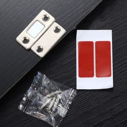 image-NAIERDI 2pcs/Set Magnetic Cabinet Catches Magnet Door Stops Hidden Door Closer With Screw For Closet Cupboard Furniture Hardware