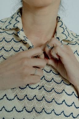 image-Light Weight Short Sleeve Button Up Cotton Knit Shirt Marine