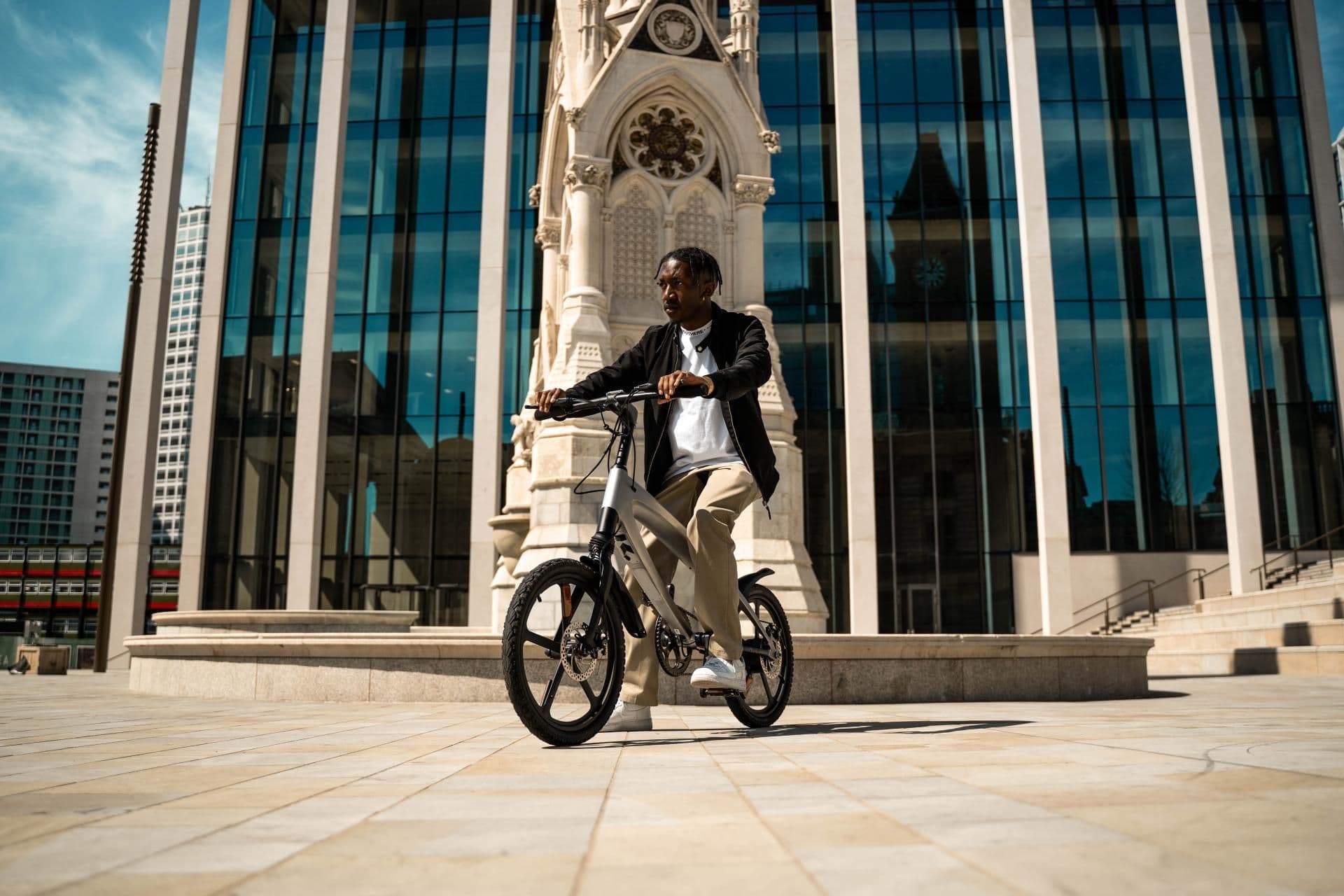 image-The Official Gun Metal Grey E-Bike with Built-in Speakers & Bluetooth (Range up to 60km)