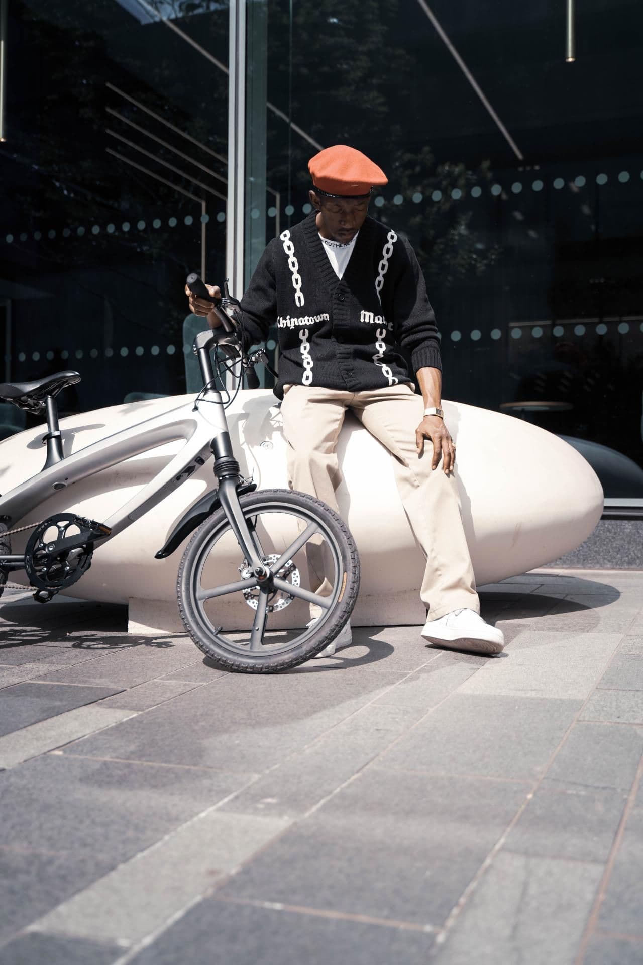 image-The Official Gun Metal Grey E-Bike with Built-in Speakers & Bluetooth (Range up to 60km)