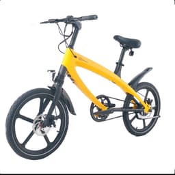 image-The Official Solar Beam Yellow E-Bike with Built-in Speakers & Bluetooth (Range up to 60km)