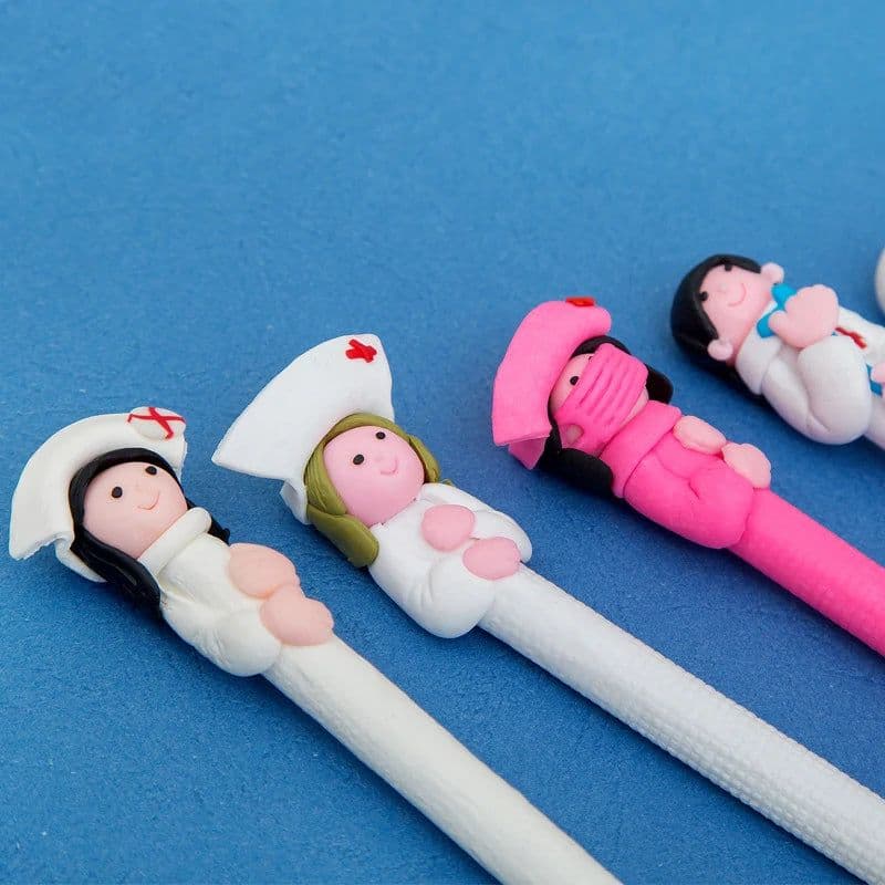 image-5pcs/lot Novelty Medical Staff Ballpoint Pen , Doctor and Nurse ball pen as School & Office Writing Supplies