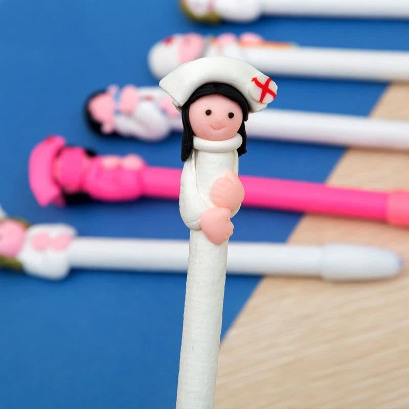 image-5pcs/lot Novelty Medical Staff Ballpoint Pen , Doctor and Nurse ball pen as School & Office Writing Supplies