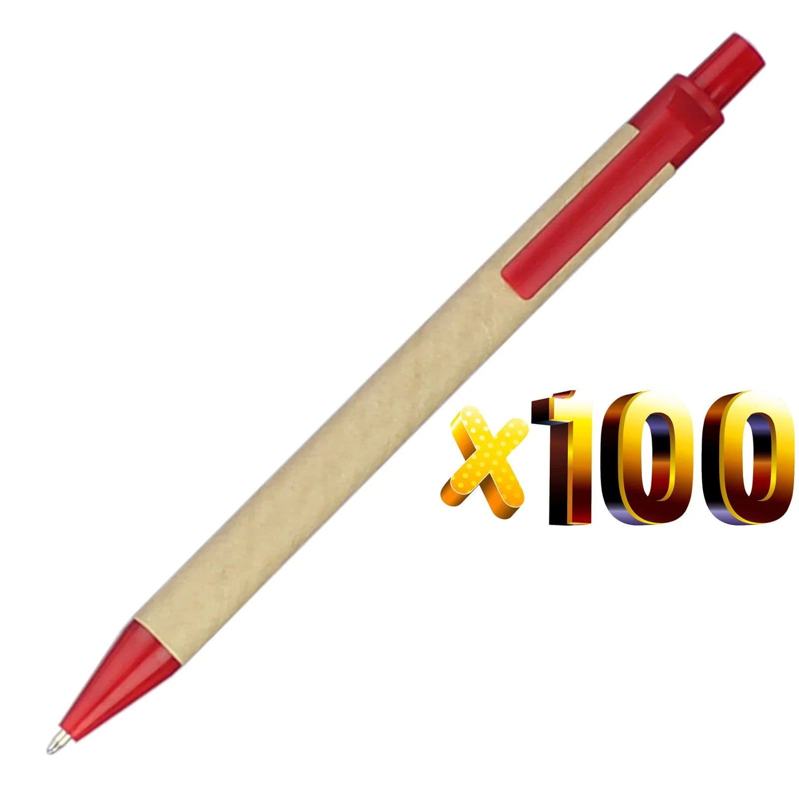 image-Lot 100pcs ECO Paper Ball Pen Black Ink Ballpoint Green Concept Custom pen Promotion Logo Gift Giveaway Personalized Pen Freebie