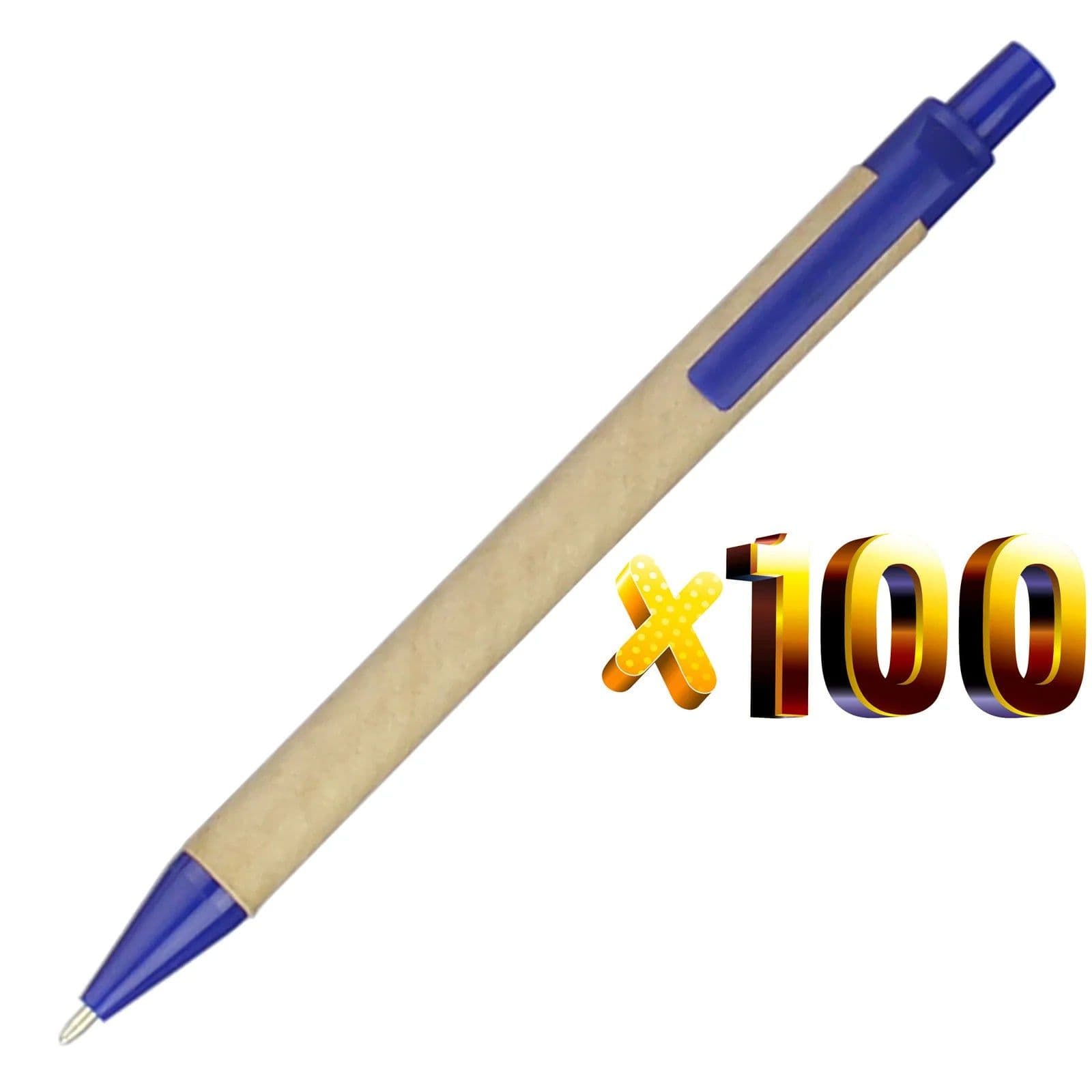 image-Lot 100pcs ECO Paper Ball Pen Black Ink Ballpoint Green Concept Custom pen Promotion Logo Gift Giveaway Personalized Pen Freebie