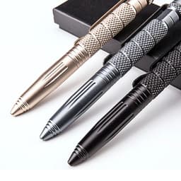 image-1/8Pcs Tool Pens Multi-functional Pen Tactical Tungsten Steel Rotating Unisex Pen Window Glass Metal Ballpoint Multifunctional