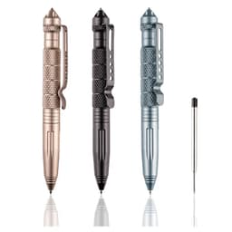 image-1/8Pcs Tool Pens Multi-functional Pen Tactical Tungsten Steel Rotating Unisex Pen Window Glass Metal Ballpoint Multifunctional