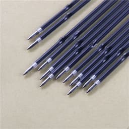 image-10 Pcs 0.7mm Ballpoint Pen Refill Black Red Blue 3 Colors Office Supplies Escolar Writing Pen High Quality Mb Roller Pen