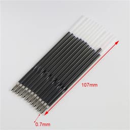 image-10 Pcs 0.7mm Ballpoint Pen Refill Black Red Blue 3 Colors Office Supplies Escolar Writing Pen High Quality Mb Roller Pen