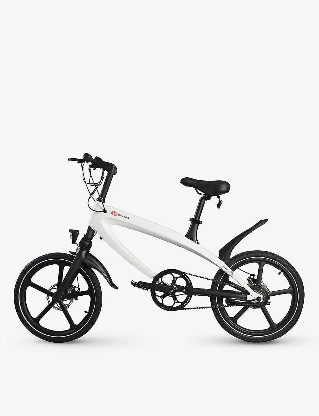 image-The Official Racing White E-Bike with Built-in Speakers & Bluetooth (Range up to 60km)