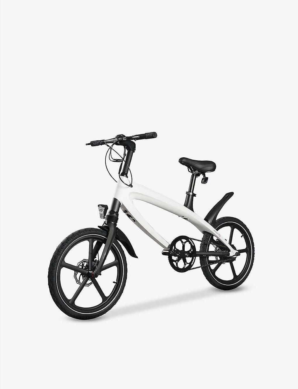 image-The Official Racing White E-Bike with Built-in Speakers & Bluetooth (Range up to 60km)