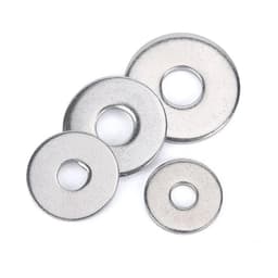 image-M3M2M2.5M1.6M4M5M6M8M10M12M16M20M24M27 GB97 A2 Spacer 304Stainless Steel Washer Plain Gasket for Screw Bolt Flat Metal M3Washer