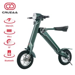 image-The Limited Edition Cruzaa Electric Scooter - 45km Range & 35kmh Top Speed Cruzaa Built in Bluetooth & Speakers + USB - Magno Green