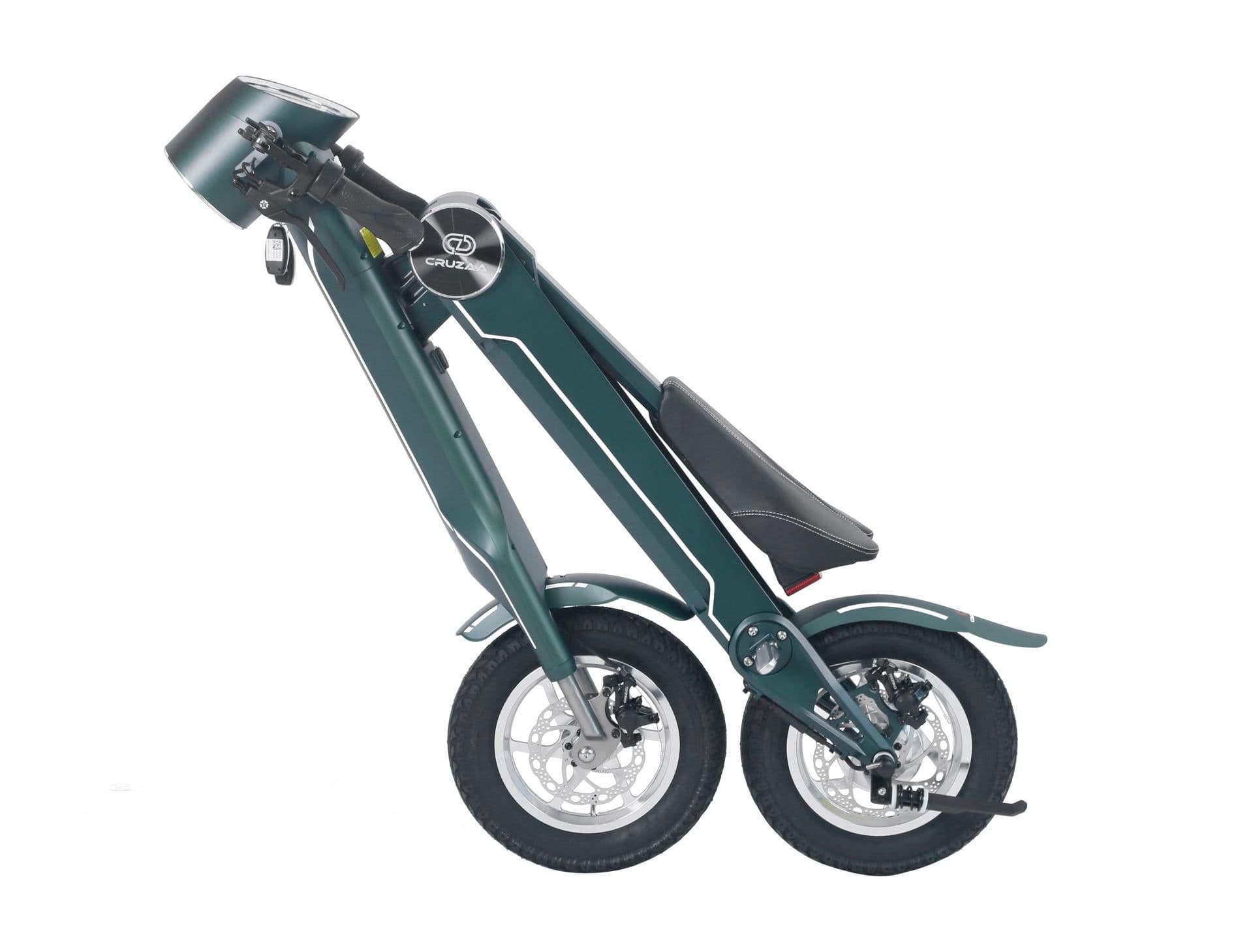 image-The Limited Edition Cruzaa Electric Scooter - 45km Range & 35kmh Top Speed Cruzaa Built in Bluetooth & Speakers + USB - Magno Green