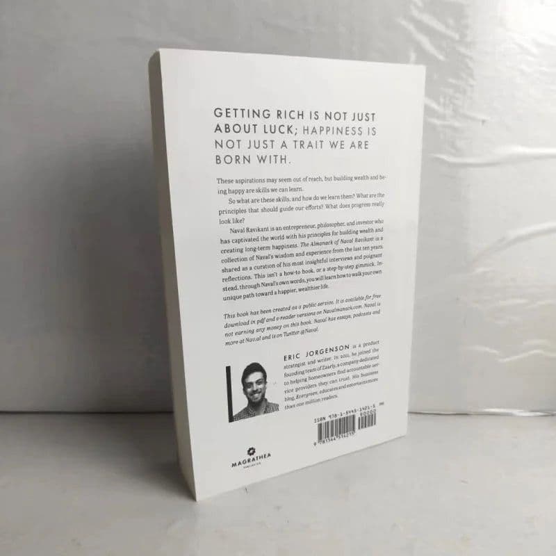 image-The Almanack of Naval Ravikant By Eric Jorgenson A Guide To Wealth and Happiness Paperback English Book
