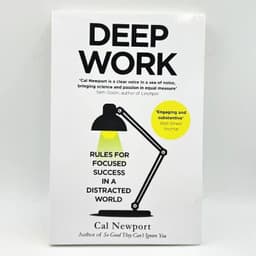 image-Deep Work Rules for Focused Success in A Distracted World By Cal Newport Self Help Book English Books