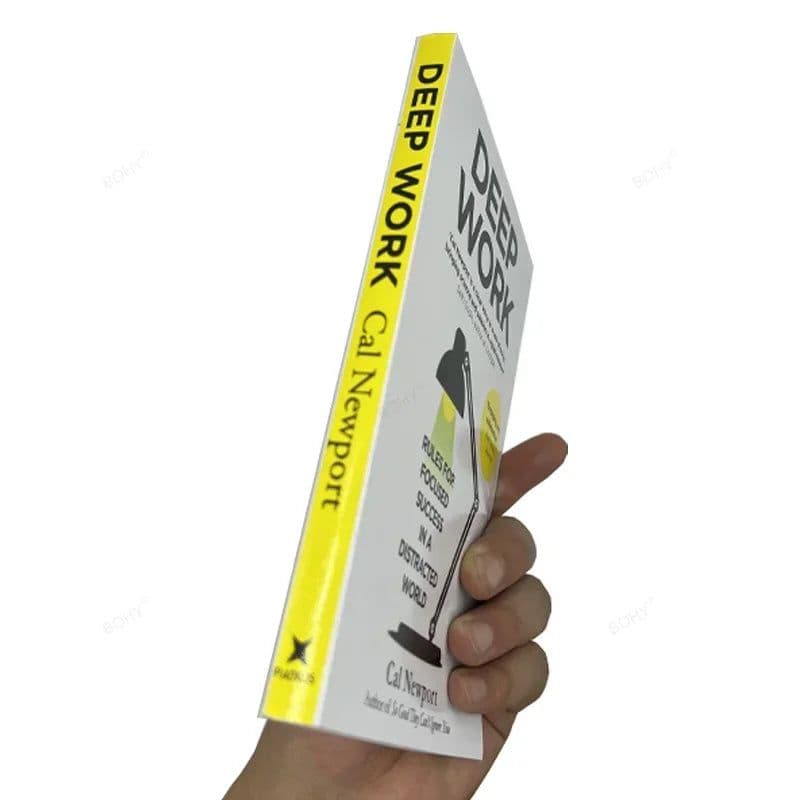 image-Deep Work Rules for Focused Success in A Distracted World By Cal Newport Self Help Book English Books
